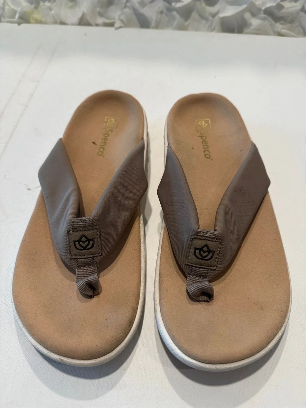 Olukai Women's Brown Foam Flip Sandals